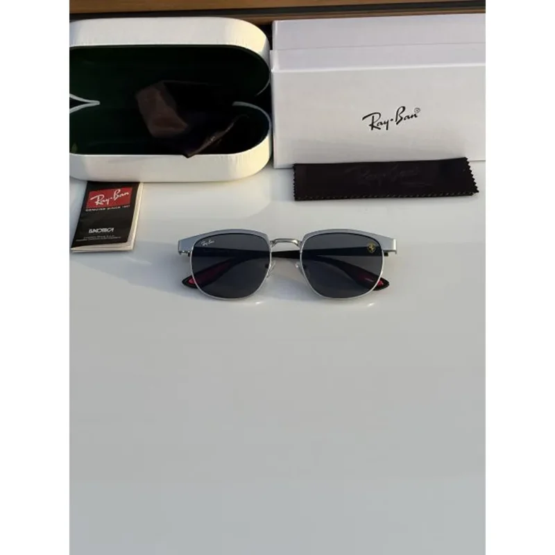 Premium Rayban Sunglasses 03 Silver Black (SUP133)