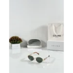 Premium Celine Sunglasses 1006 Gold Green (ETS69)