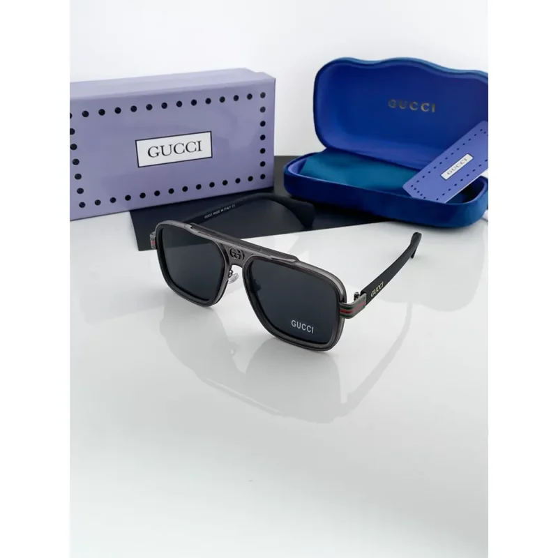 Premium Gucci Sunglasses Gun Black 1295 (BOT589)