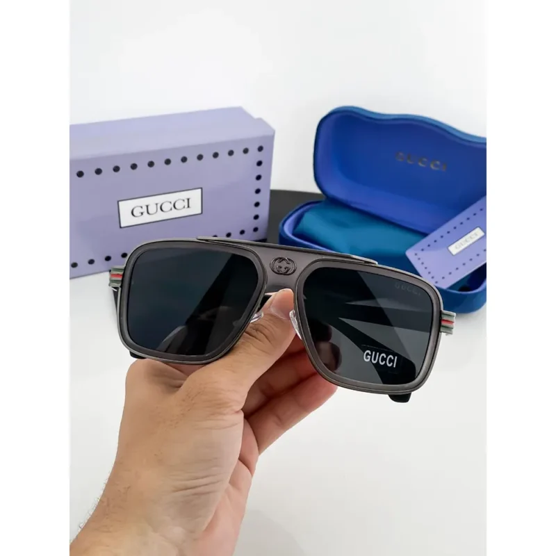 Premium Gucci Sunglasses Gun Black 1295 (BOT589)