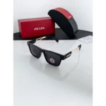 Premium Prada Sunglasses Gold Black 144 (BOT596)