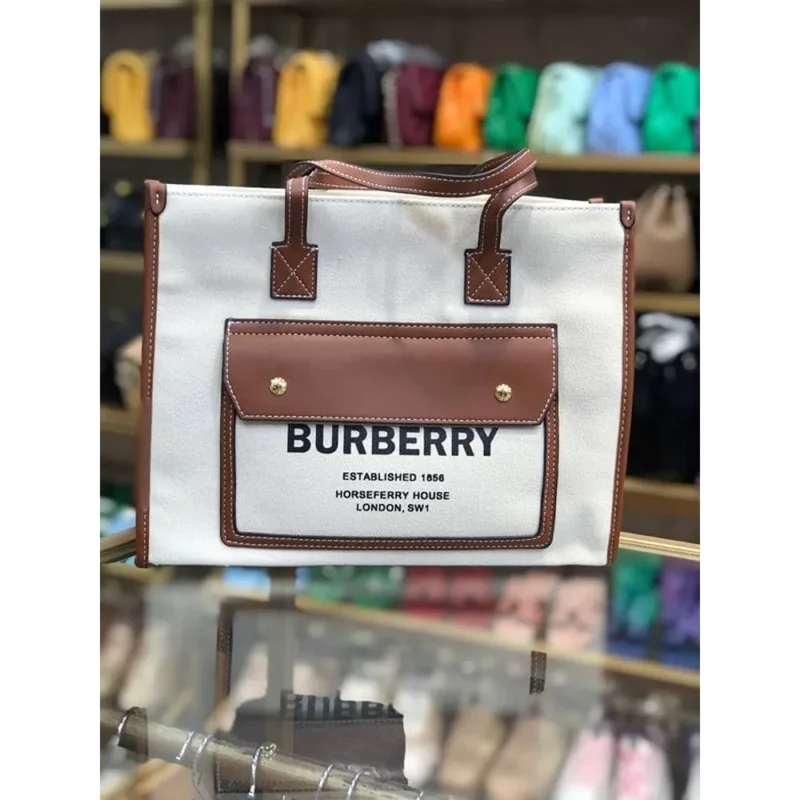 Burberry Horseferry London Tote Bag with Dust Bag For Women (BSF89)