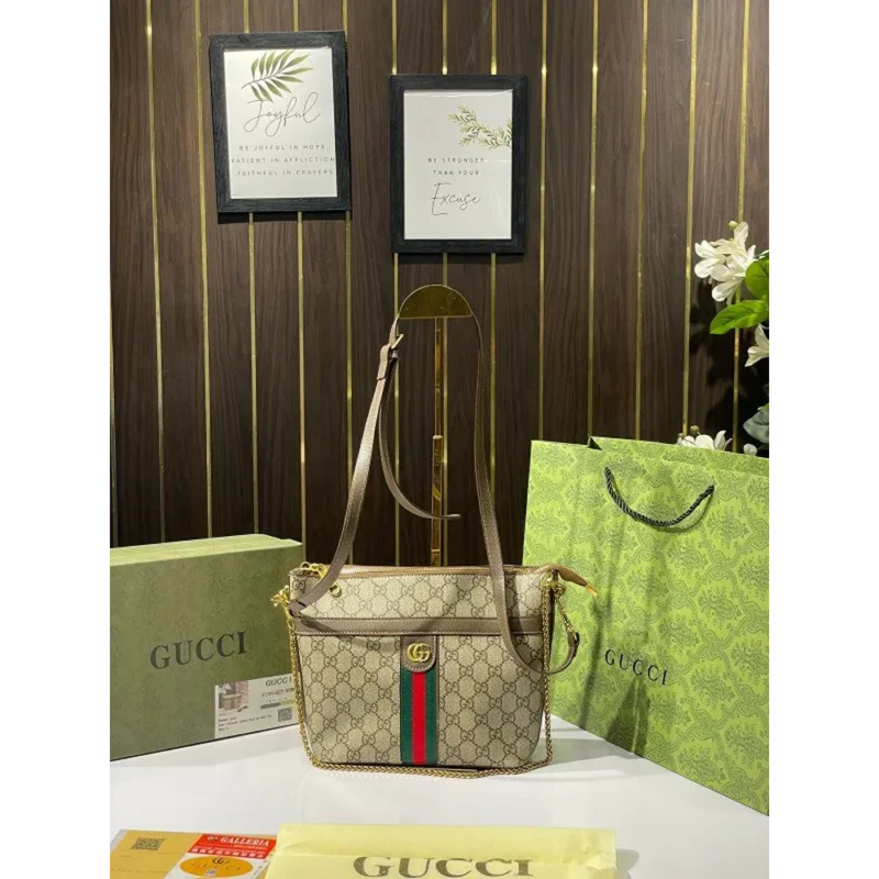 Gucci Ophidia GG Shoulder Bag with OG Box and Carry Bag For Women (BSF183)