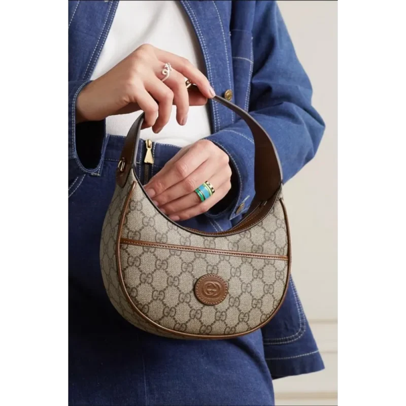 Gucci Half Moon Hobo Bag with OG Box and Bill For Women (BSF185)