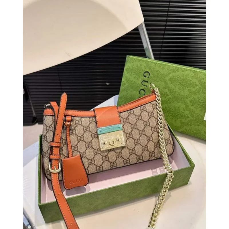 Gucci Padlock Shoulder Bag For Women (LAB114)