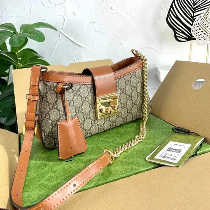 Gucci Padlock Shoulder Bag For Women (LAB114)