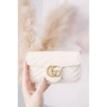 Gucci Gg Marmont Mini Matelasse Shoulder Bag For Women (LAB361)