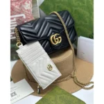 Gucci Gg Marmont With Pouch Shoulder Bag For Women (LAB366)