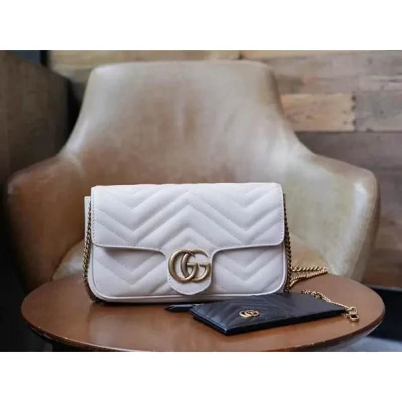 Gucci Gg Marmont With Pouch Shoulder Bag For Women (LAB369)