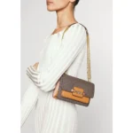 Michael Kors Mk Leather Shoulder Bag For Women (LAB372)