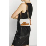 Michael Kors Mk Leather Shoulder Bag For Women (LAB373)