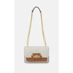 Michael Kors Mk Leather Shoulder Bag For Women (LAB373)