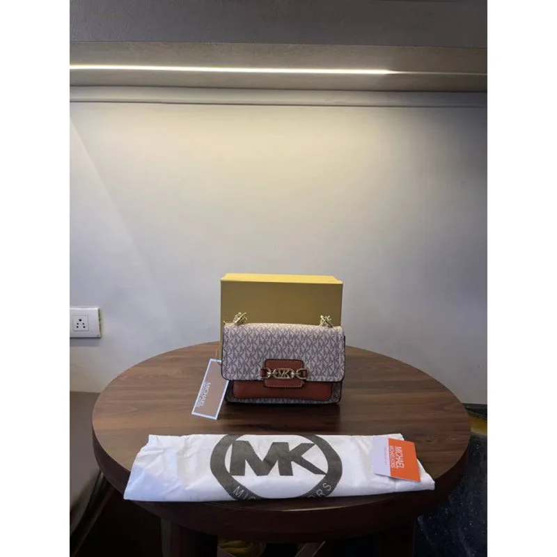 Michael Kors Mk Leather Shoulder Bag For Women (LAB373)