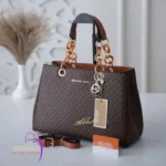 Michael Kors Cynthia Signature Bag With Dust Bag (5340 Coffee Brown) For Women (BSF512)