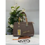 Michael Kors Cynthia Signature Bag With Dust Bag (5340 Coffee Brown) For Women (BSF512)
