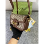 Gucci Horsebit GG Monogram Crossbody Sling with OG Box & Dust Bag For Women (BSF513)
