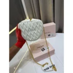 Miu Miu Heart Shape Cross Body Bag For Women (LAB421)