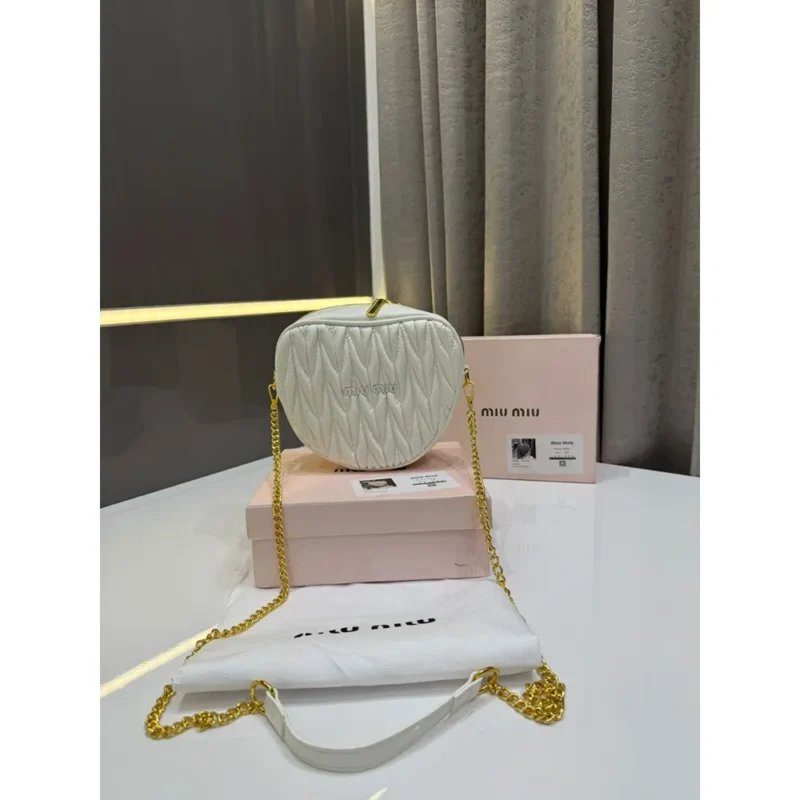 Miu Miu Heart Shape Cross Body Bag For Women (LAB421)