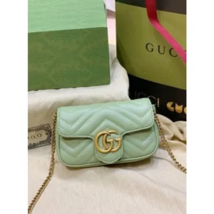 Gucci Gg Marmont Mini Matelasse Shoulder Bag For Women (LAB610)