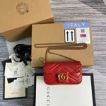 Gucci Gg Marmont Mini Matelasse Shoulder Bag For Women (LAB611)