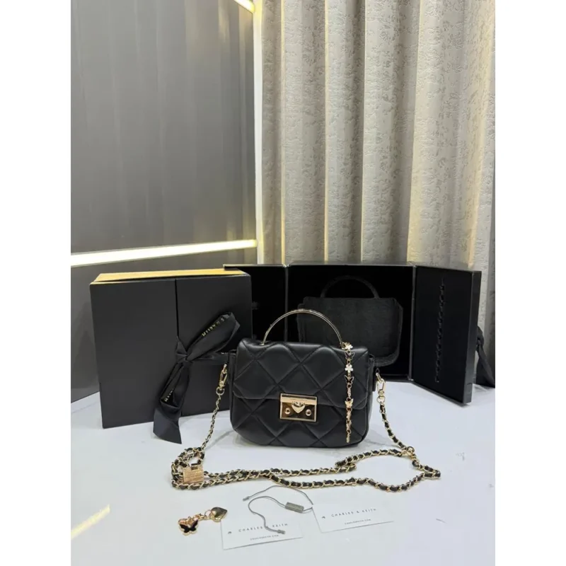 Charles & Keith Chain Bag With Og Gift Box For Women (LAB1131) (Copy)