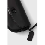 Premium Coach Emmy Saddle Bag Black With Og Box Dust Bag For Women (LAB1455)
