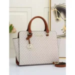 Premium Michael Kors Satchel Bag Beige With Dust Bag For Women (LAB1528)