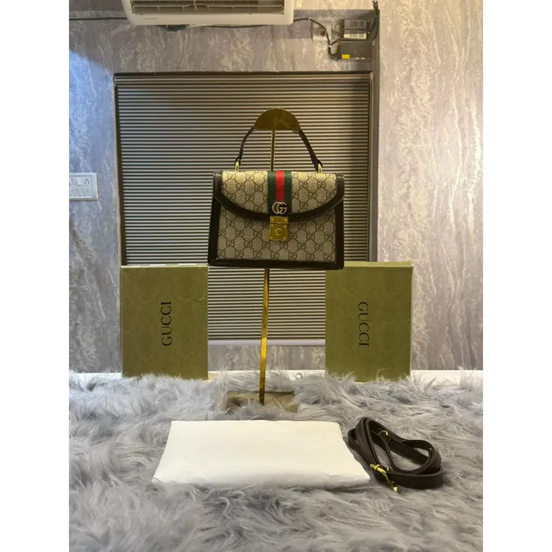Premium Gucci Ophidia GG Supreme Handbag With Og Box For Women (LAB1588)