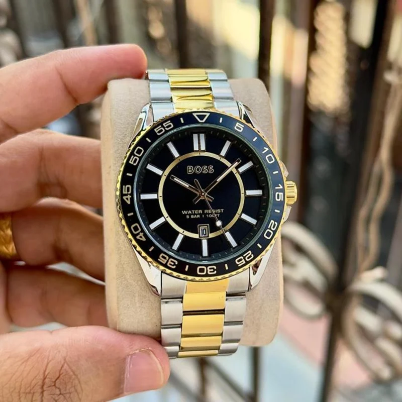 Elegant Boss Runner Watch Gold For Men (BOT3950) - stayhit.in