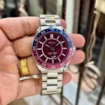 Elegant Boss Runner Watch Silver For Men