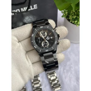 Elegant Casio Edifice 640d At443 Watch Full Black For Men (FGS113) - stayhit.in