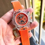 Elegant Hublot Chronograph Watch Orange For Men (JH647) - stayhit.in