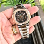 Elegant Patek Philippe Watch Rose TT Black For Men (JH542) - stayhit.in