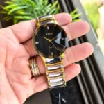 Elegant Rado Watch Gold TT Black For Men (JH531) - stayhit.in
