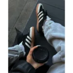 Imported Adidas Samba Shoes Core Black With Og Box For Men (LAB1080) - stayhit.in