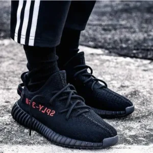 Imported Adidas Yeezy 350 V2 Core Shoes Black Red For Men (BOT2907) - stayhit.in