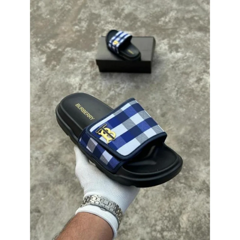 Imported Burberry Flip Flops Black For Men (HS502) - stayhit.in