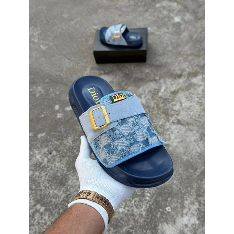Imported Dior Flip Flops Blue For Men (HS507) - stayhit.in