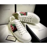 Imported Gucci Ace Low Gg Apple Patch White Shoes For Men (CSO2048) - stayhit.in