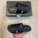 Imported Hermes Izmir Slides Black For Men (WS430) - stayhit.in