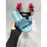 Imported Hermes Paris Slides Green For Men (HS329) - stayhit.in