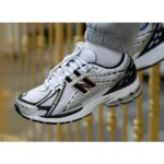 Imported New Balance 1906r Shoes White Metallic Gold For Men