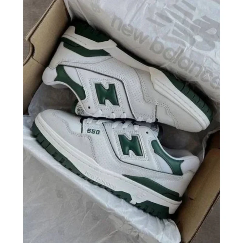 Imported New Balance 550 Suede White Green For Men (BOT2693) - stayhit.in