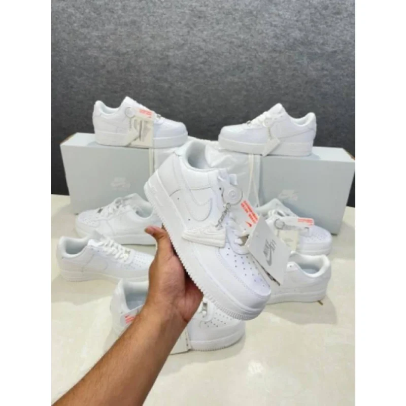 Imported Nike Air Force 1 Short Shoes Pure White For Men (SOS301) - stayhit.in