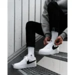 Imported Nike Air Force 107 Shoes White And Black For Men