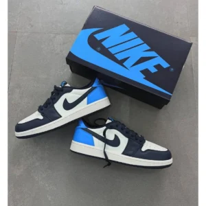 Imported Nike Air Jordan 1 Low Obsidian Shoes Blue With Og Box For Men (FGS70) - stayhit.in