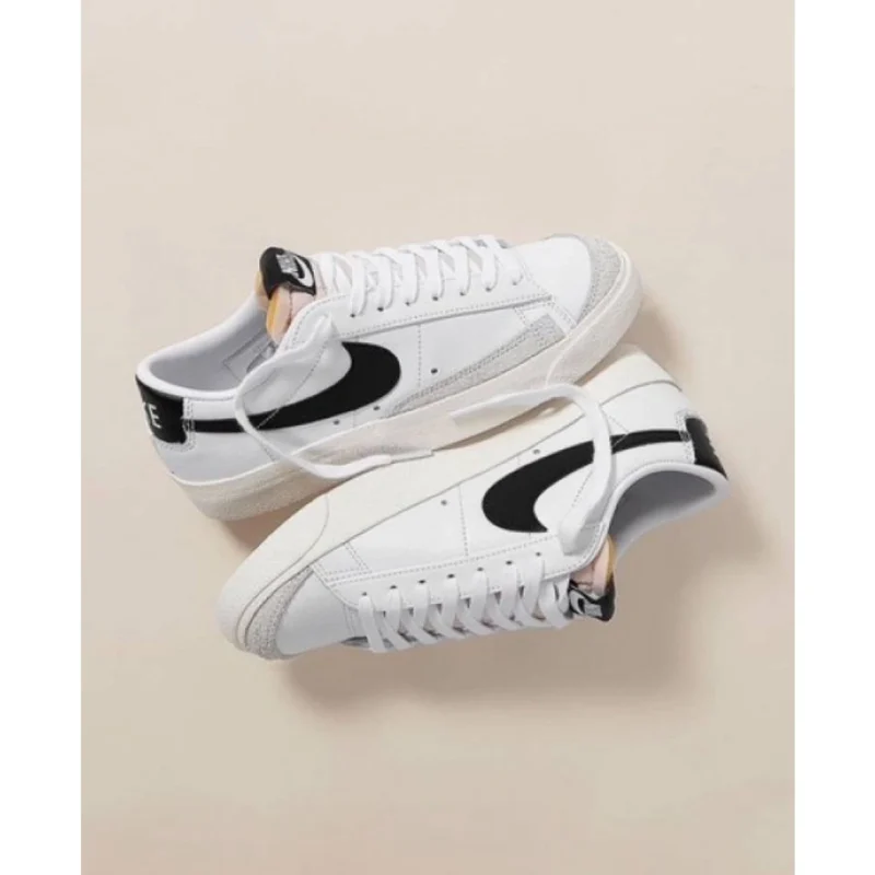Imported Nike Blazer Low 77 Shoes Vintage White Black For Men (SOS297) - stayhit.in
