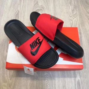 Imported Nike Victori Flip Flops Red Black For Men (WS393) - stayhit.in