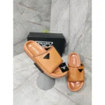 Imported Prada Milano Slides Artical Brown For Men (HS349) - stayhit.in