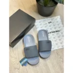 Imported Skechers Go Recover Slides Adjust Grey Black For Men